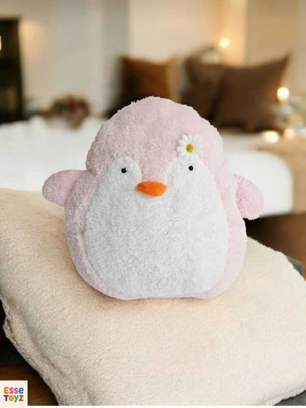 Sevimli Penguen Yastık Peluş Oyuncak – Yumuşak ve Konforlu Hediye Seçeneği - 2