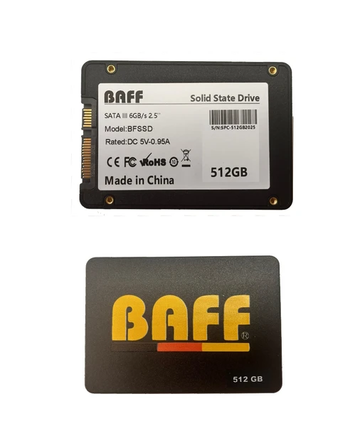 BAFF BF-SSD 512GB SATA III 2.5" 6GB/s Solid State Drive