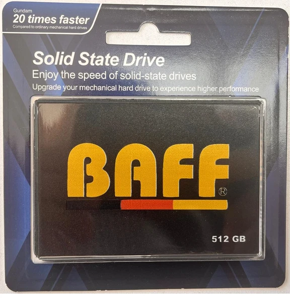 BAFF BF-SSD 512GB SATA III 2.5" 6GB/s Solid State Drive - 6