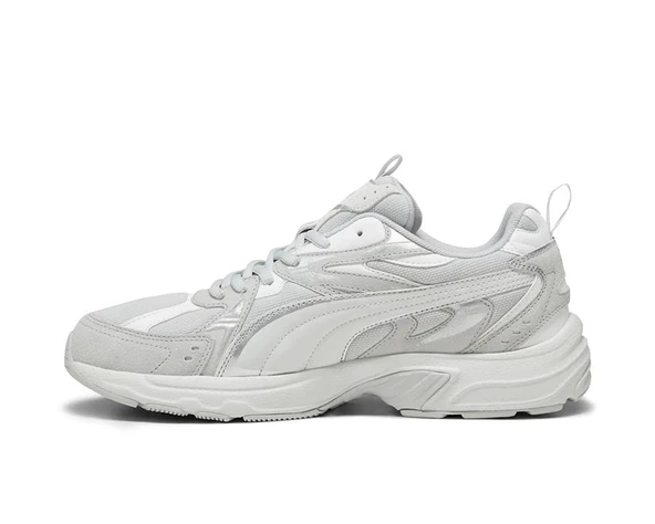 Milenio Tech SuedeCool Light Gray-Feather Gray-PUMA White - 3