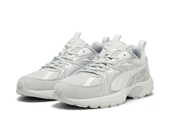 Milenio Tech SuedeCool Light Gray-Feather Gray-PUMA White - 4