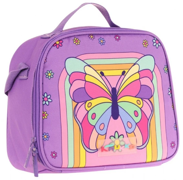 Kaukko Kids Kız Çocuk Isı Yalıtımlı Okul/Piknik Beslenme Çantası (Kelebek) L7248 ürün görseli