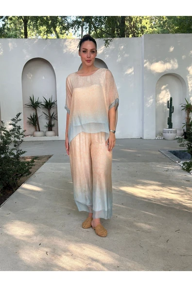 YAZLIK İPEK KUMAŞ ASTARLI İKİLİ TAKIM - 12