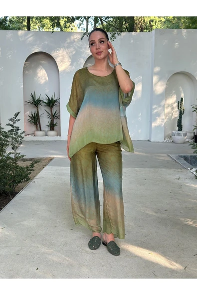 YAZLIK İPEK KUMAŞ ASTARLI İKİLİ TAKIM - 11