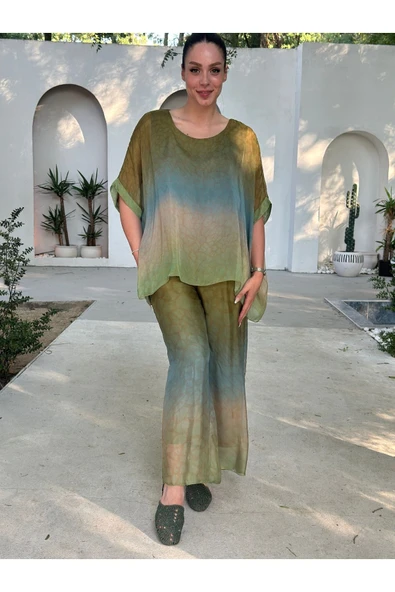YAZLIK İPEK KUMAŞ ASTARLI İKİLİ TAKIM - 3