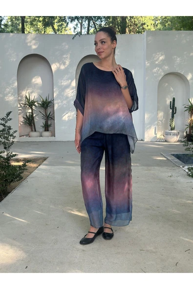 YAZLIK İPEK KUMAŞ ASTARLI İKİLİ TAKIM - 6