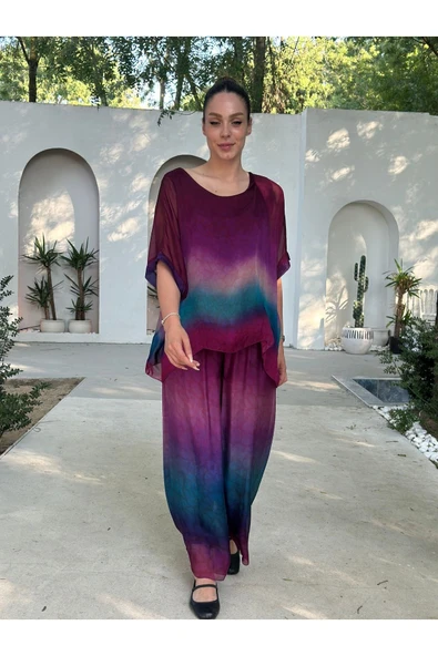 YAZLIK İPEK KUMAŞ ASTARLI İKİLİ TAKIM - 9