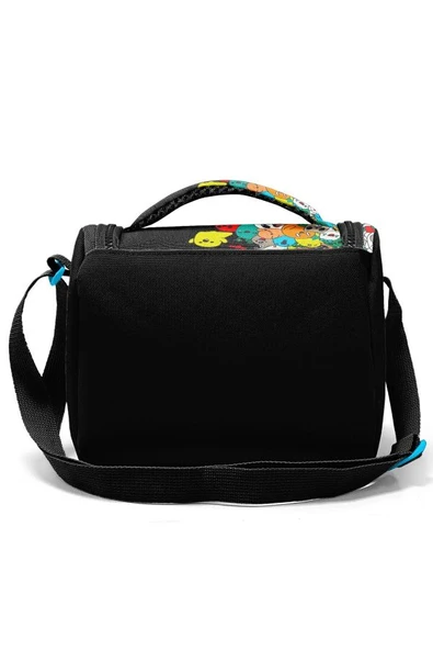 Coral High Kids Siyah Karikatür Desenli 3'lü Okul Çanta Seti SET0123774 - Erkek - 5