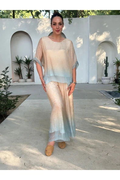 YAZLIK İPEK KUMAŞ ASTARLI İKİLİ TAKIM - 4
