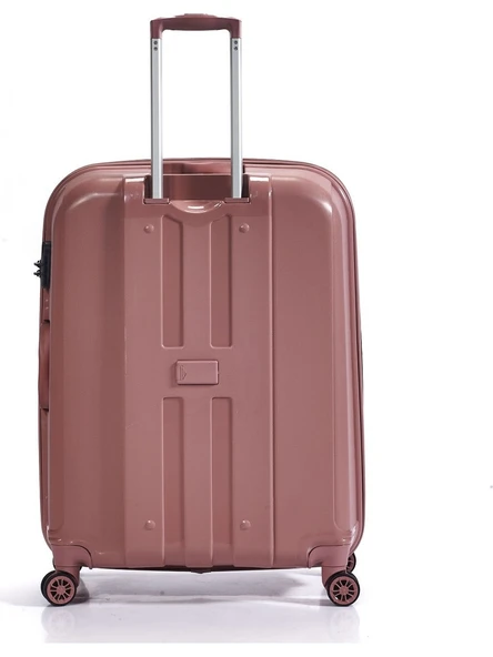 Monalisa Home Kırılmaz Orta Boy DARK ROSE Valiz - 2