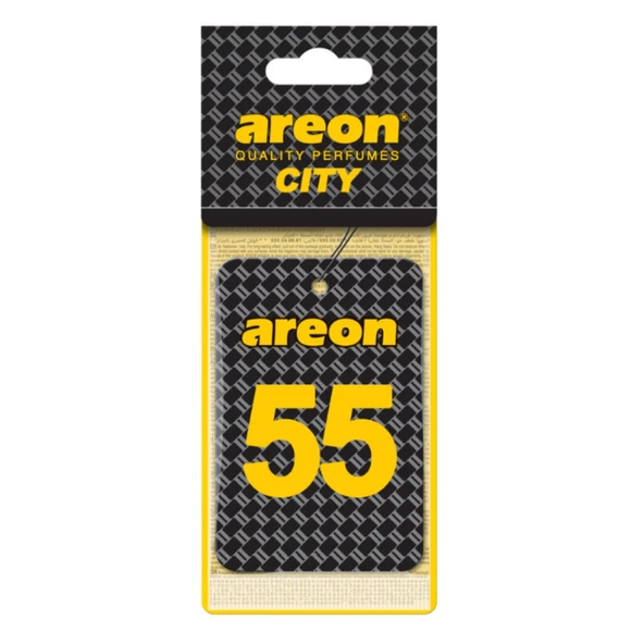 Areon City Vanilla Black 55 Oto Araç Kokusu ürün görseli