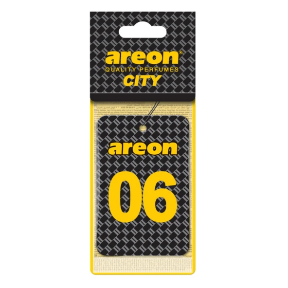 Areon City Vanilla Black 06 Oto Araç Kokusu ürün görseli