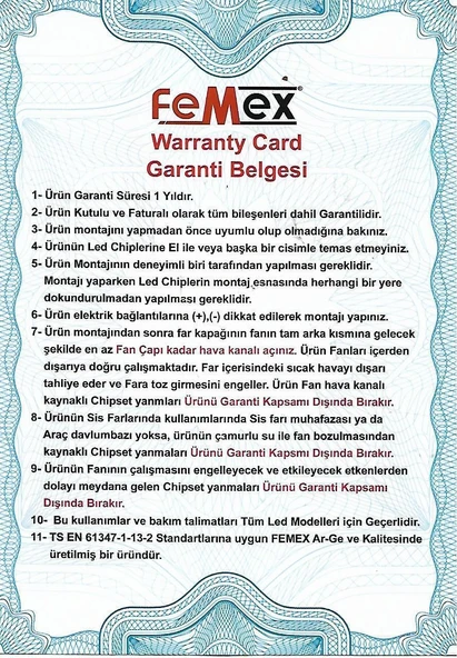 Volkswagen Transporter T5 2004-2009 Uzun Far Mini Cosmo Beyaz H1 Mini Led Xenon Şimşek Etkili 15000 Lümen - Resim 5