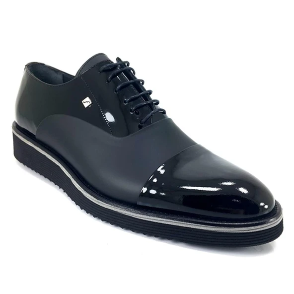 Fosco 6590 Günlük Erkek Ayakkabı Siyah Rugan ürün görseli 1