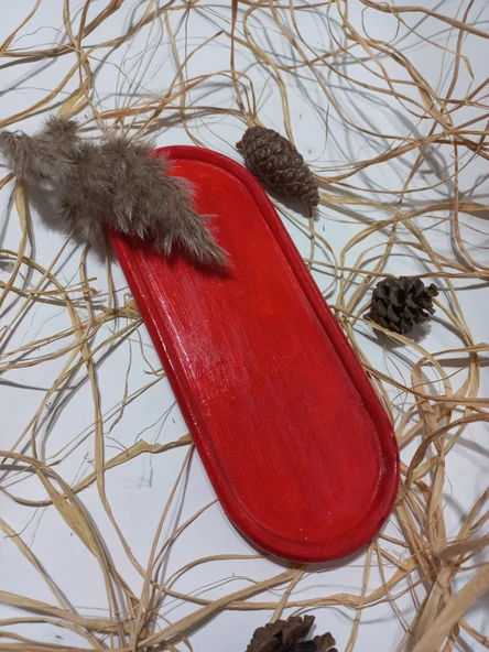 OVAL TABAK BÜYÜK RANDOM - Resim 2