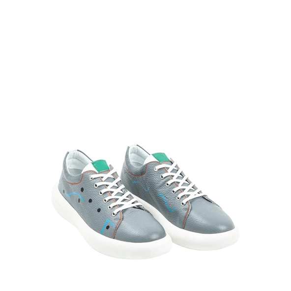 Fhoes 2614201 Hakiki Deri Erkek Sneaker Ayakkabı - 6