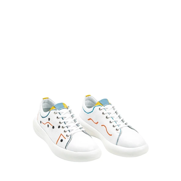 Fhoes 2614201 Hakiki Deri Erkek Sneaker Ayakkabı - 2