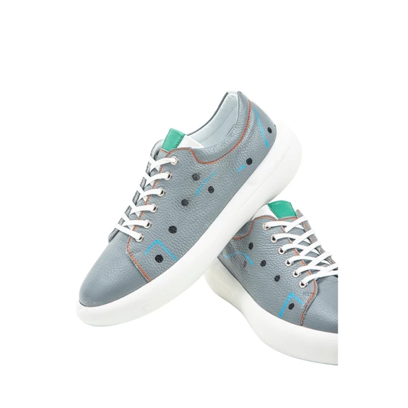 Fhoes 2614201 Hakiki Deri Erkek Sneaker Ayakkabı - 8
