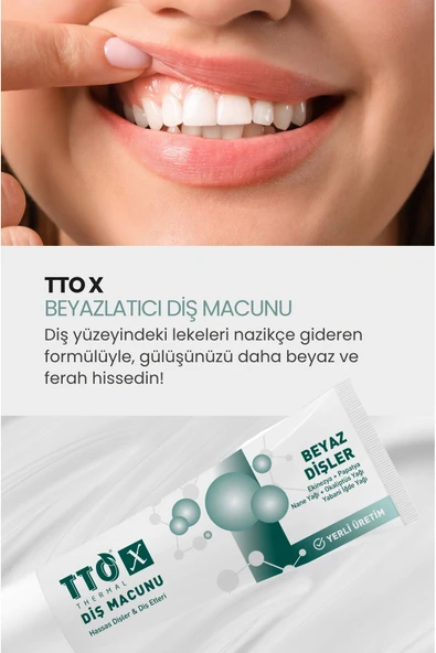 Tto X Hassas Dişler Ve Diş Etleri İçin Beyazlatıcı Diş Macunu 75ml - Resim 2