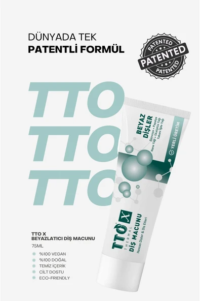 Tto X Hassas Dişler Ve Diş Etleri İçin Beyazlatıcı Diş Macunu 75ml - Resim 5
