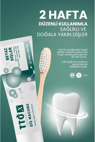 Tto X Hassas Dişler Ve Diş Etleri İçin Beyazlatıcı Diş Macunu 75ml - Resim 3