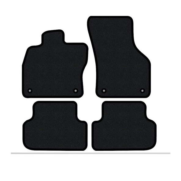 Ford KA 1996-2008 Premium Halı Paspas Seti Siyah - Resim 2