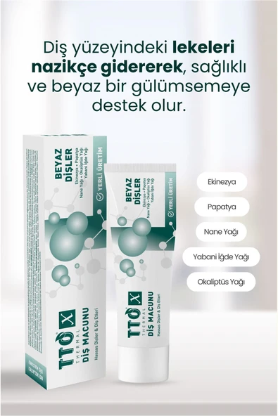 Tto X Hassas Dişler Ve Diş Etleri İçin Beyazlatıcı Diş Macunu 75ml - Resim 4