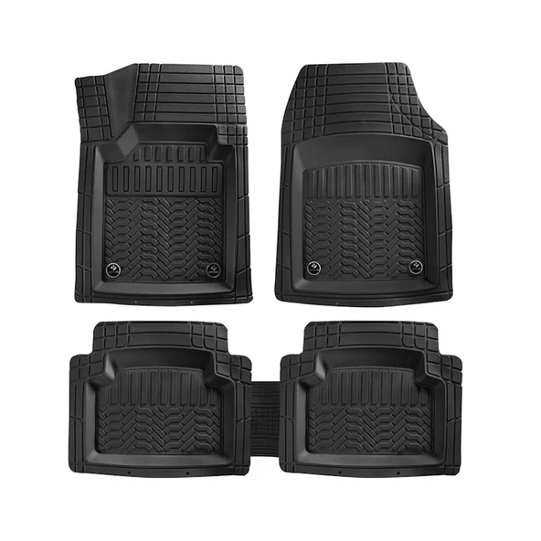 Universal Kesilebilir Promats Serisi 5 Parça 3D Havuzlu Paspas Seti ürün görseli