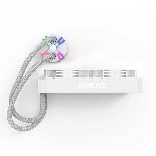 ZALMAN RESERATOR5-Z24-ARGB-WH Soket Intel LGA 1700 ve AMD AM5 destekli, 240mm Sıvı bazlı İşlemci Soğutucusu - Resim 3