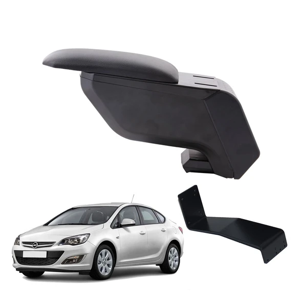 Opel Astra J 2016 Sedan Delmesiz Çelik Ayaklı Siyah Kolçak Kol Dayama ürün görseli