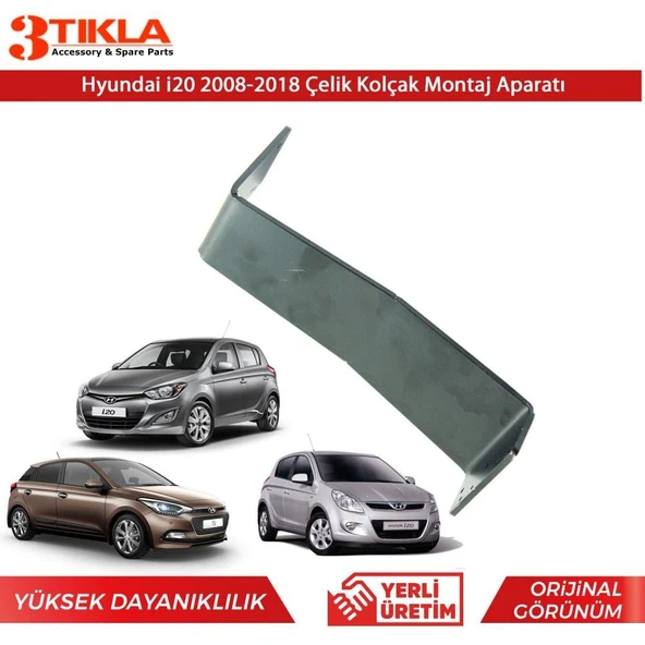Hyundai i20 2008-2015 Çelik Kolçak Kol Dayama Montaj Ayağı ürün görseli