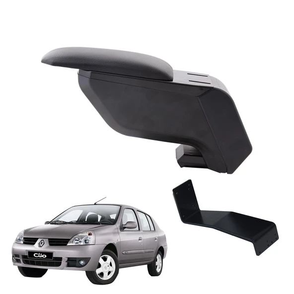 Renault Symbol 2005 Delmesiz Çelik Ayaklı Siyah Kolçak Kol Dayama ürün görseli