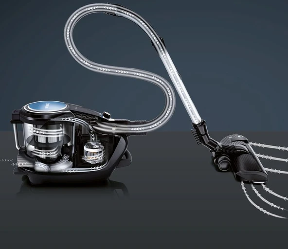 Siemens VSX7XTRM iQ700 850 W Toz Torbasız Elektrikli Süpürge Siyah - 4