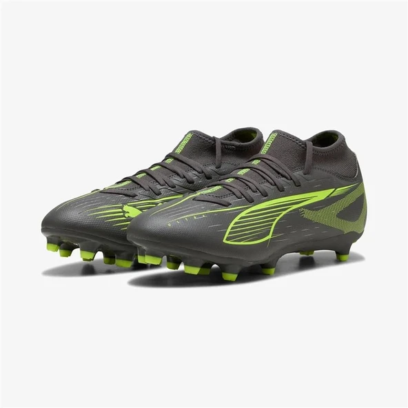 ULTRA 5 PLAY+ FG/AGMatte Aged Silver-Yellow Alert-Puma Aged - 2