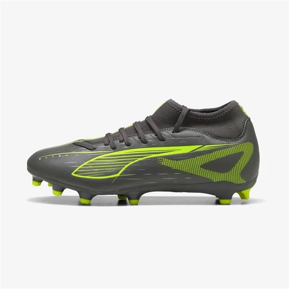 ULTRA 5 PLAY+ FG/AGMatte Aged Silver-Yellow Alert-Puma Aged - 3