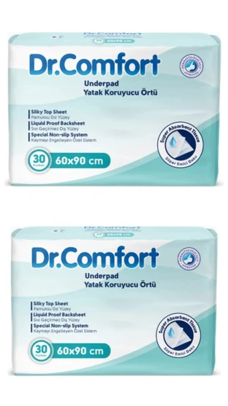 NETKAL Dr.comfort Yatak Koruyucu Örtü 60 Adet (2x30)
