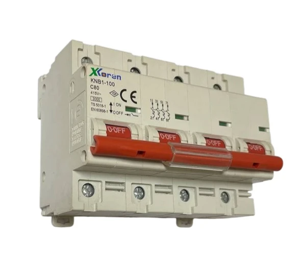 Xkoren 4x80A C Tipi 4 Kutuplu 3kA Grup Sigorta ürün görseli