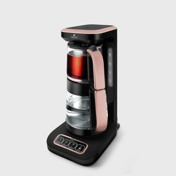 KARACA ÇAYSEVER ROBOTEA PRO CONNECT 4 IN 1 ÇAY MAKİNESİ ROSEGOLD ürün görseli 1