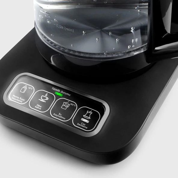 KARACA ÇAYSEVER ROBOTEA PRO CONNECT 4 IN 1 ÇAY MAKİNESİ SILVER - Resim 3