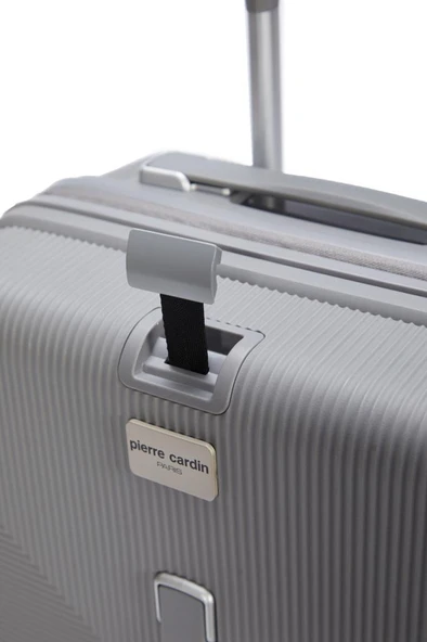 Pierre Cardin Trolley Valiz Gri Kabin Boy 04PC7080-03-GRİ - Resim 5