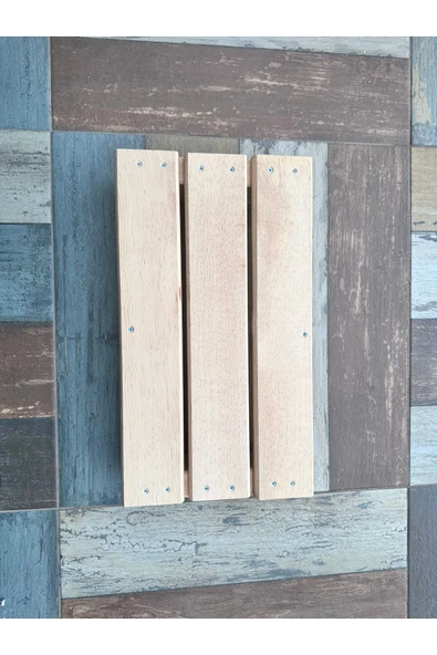 KAMBİYUM 10 cm Yükekliğinde Doğal Ahşap Step Tahtası - 3