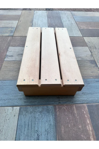 KAMBİYUM 10 cm Yükekliğinde Doğal Ahşap Step Tahtası - 4