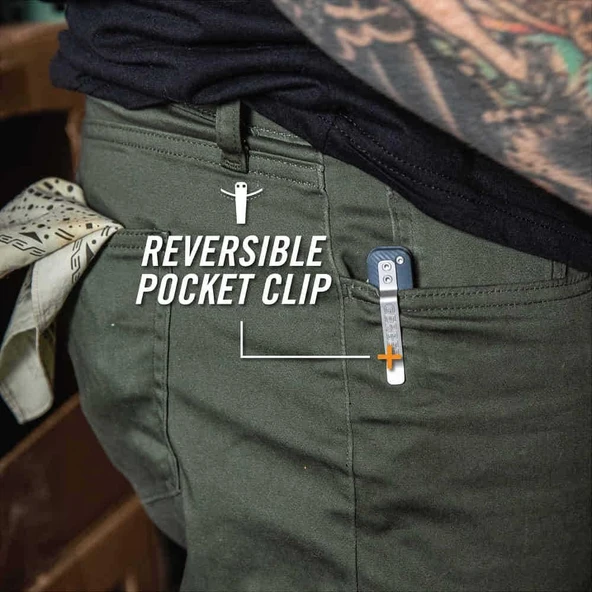 Gerber Gear Pledge Cep Çakısı – Cep Klipsli Katlanır Bıçak – Mavi - 7