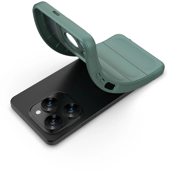 Tecno Spark 20 Pro 4G Kılıf Esnek TPU Oyuklu Arka Yüzey Tasarımlı Etnik Silikon Kılıf - Resim 9