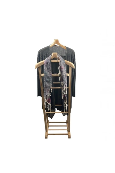 Melada Mobilya Gürgen Çift Tepeli Dilsiz Uşak Ham Cilalı  135 cm - 5