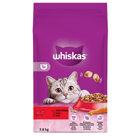 Whiskas Biftekli ve Sebzeli 3.8 kg Yetişkin Kedi Maması