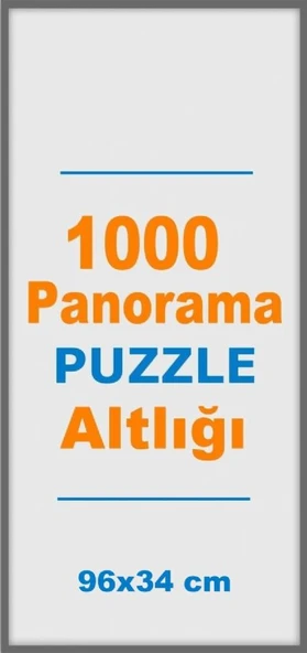 1000 Parçalık Panorama Puzzle Altlığı - 96x34 cm Beyaz Puzzle Alt Tablası ürün görseli