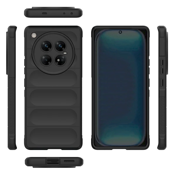 İnfinix Zero 40 5G Kılıf Esnek TPU Oyuklu Arka Yüzey Tasarımlı Etnik Silikon Kılıf - Resim 5