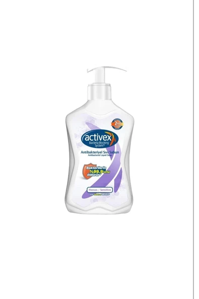 Activex Sıvı Sabun Antibakteriyel Hassas 500 Ml - 1