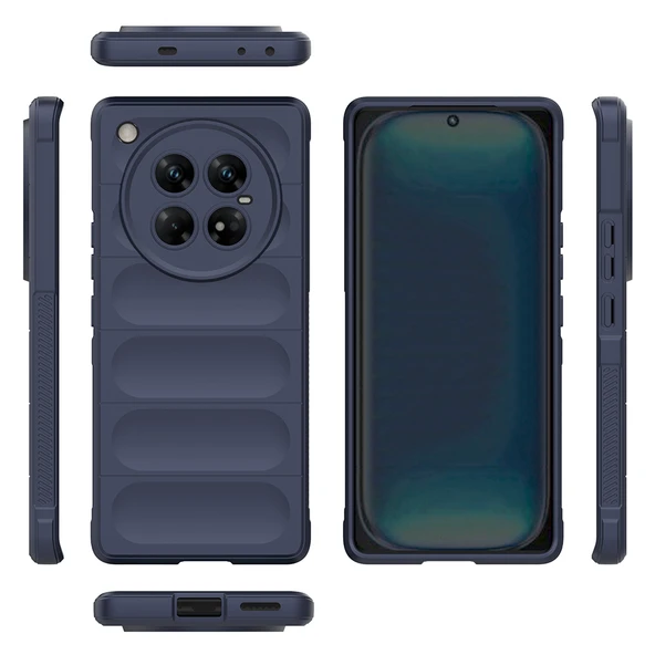 İnfinix Zero 40 5G Kılıf Esnek TPU Oyuklu Arka Yüzey Tasarımlı Etnik Silikon Kılıf - Resim 7